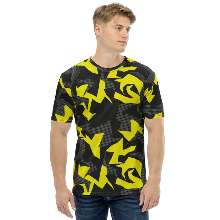 Premium Men's Jersey - Black-Yellow Font