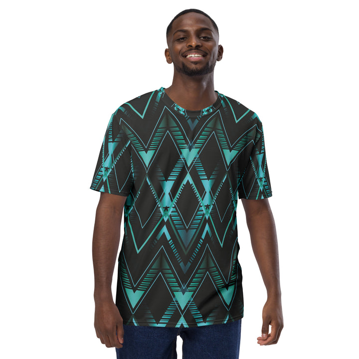 Premium Men's Jersey - Black-Turquoise Ultimate