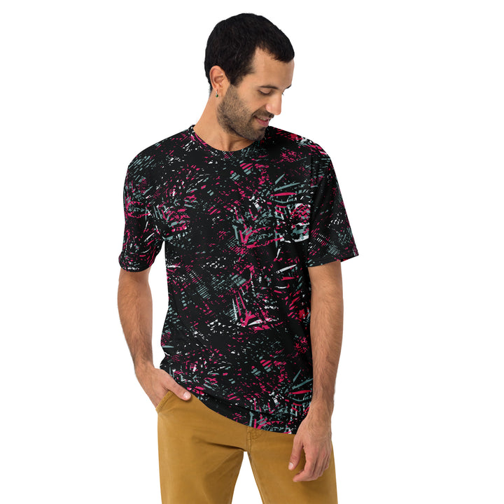 Premium Men's Jersey - Black-Pink Spark