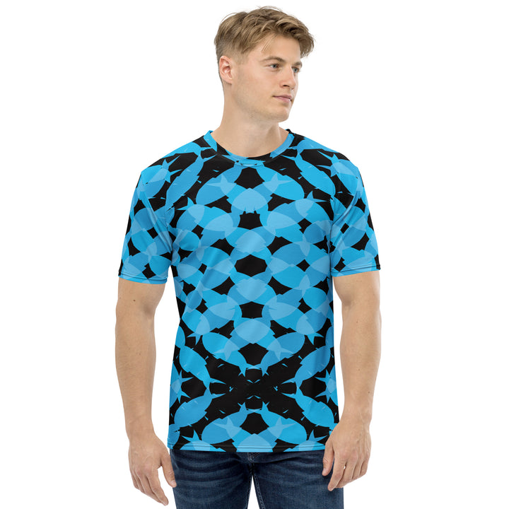 Premium Men's Jersey - Blue-Black Multiply