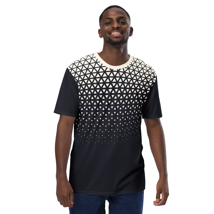 Premium Men's Jersey - Black-White Fade