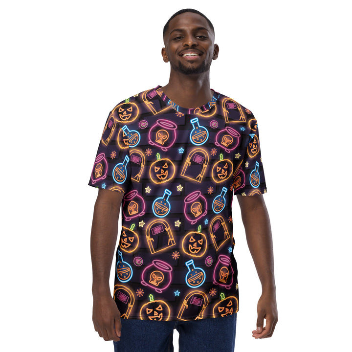 Premium Men's Jersey - Purple-Orange Halloween