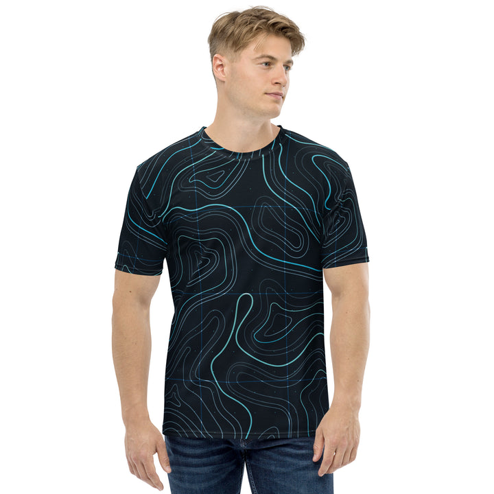 Premium Men's Jersey - Black-Blue Area