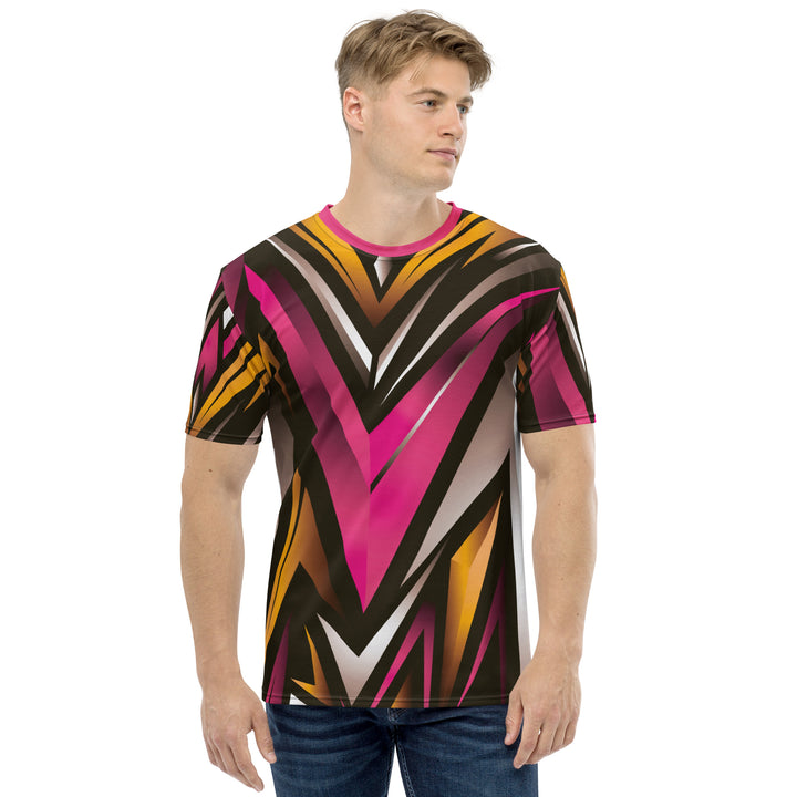 Premium Men's Jersey - Black-Pink Demand