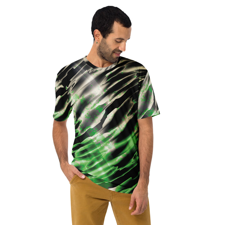 Premium Men's Jersey - Black-Green Gloss