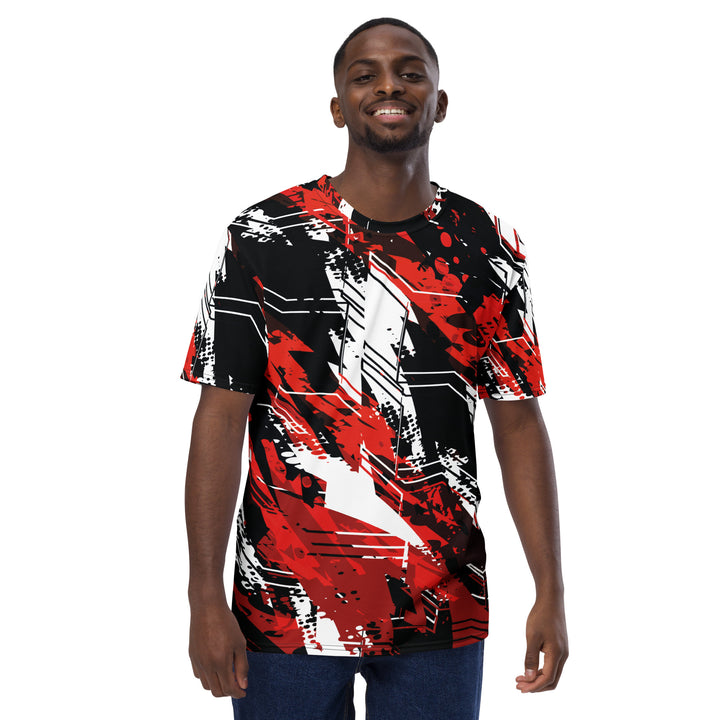 Premium Men's Jersey - Black-Red Future