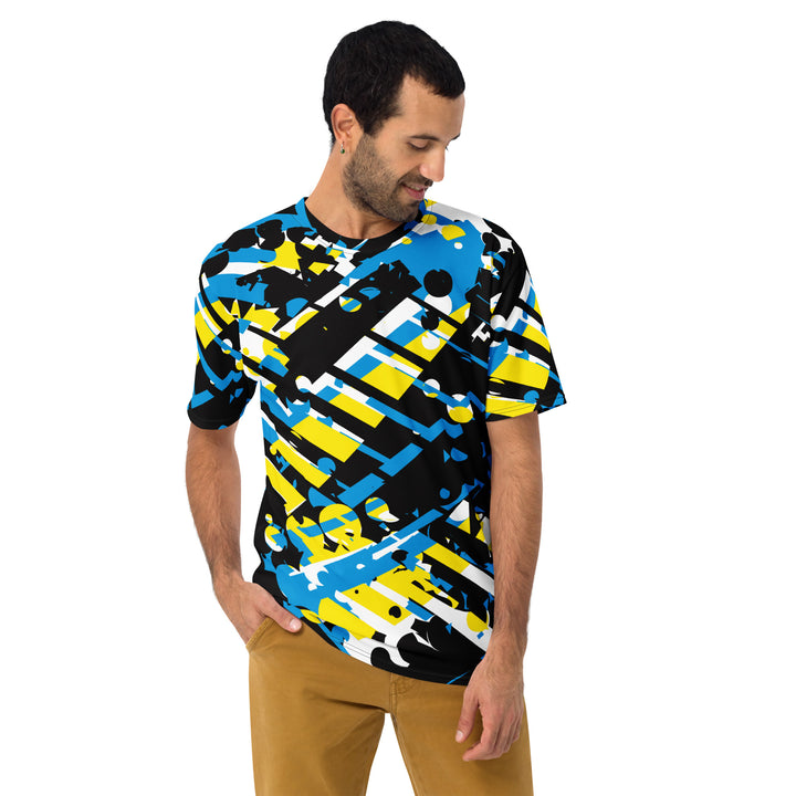 Premium Men's Jersey - Black-Yellow Track