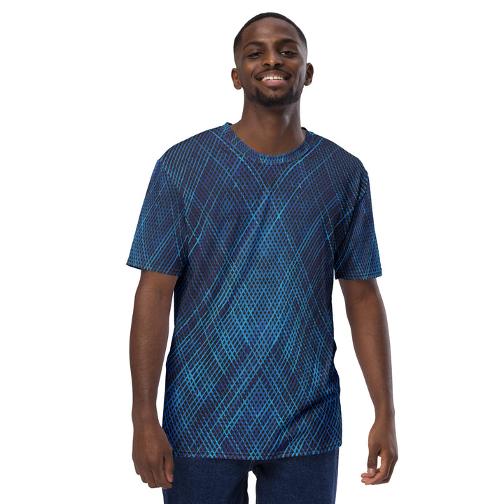 Premium Men's Jersey - Blue Criss