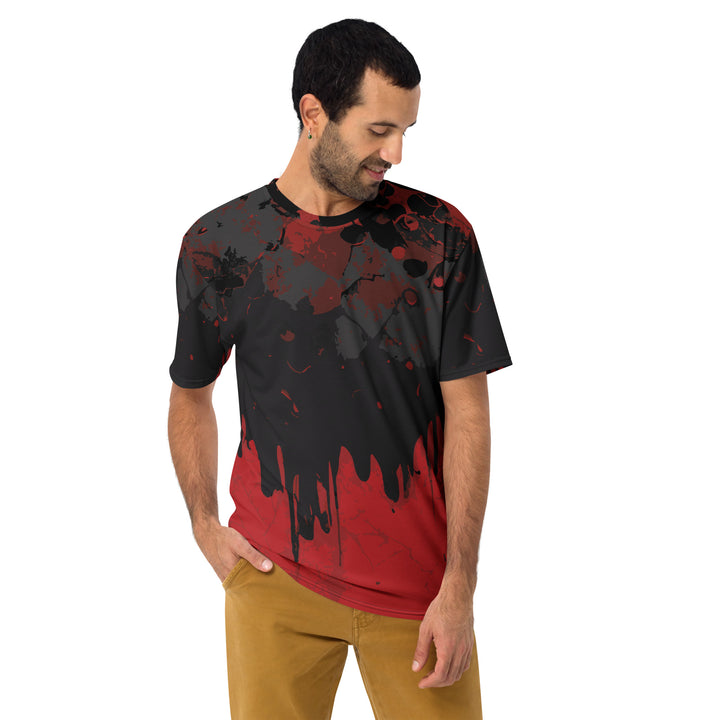 Premium Men's Jersey - Black-Red Fear