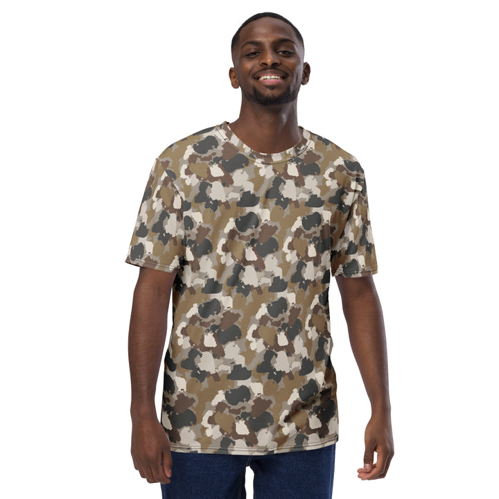 Premium Men's Jersey - Brown Camouflage