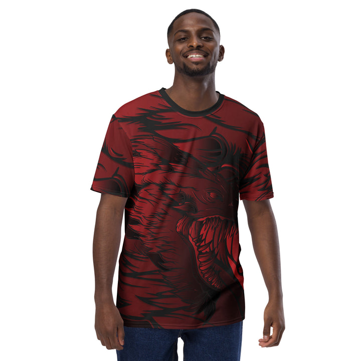 Premium Men's Jersey - Red-Black Dragon