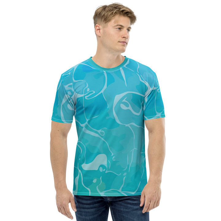 Premium Men's Jersey - Blue Water