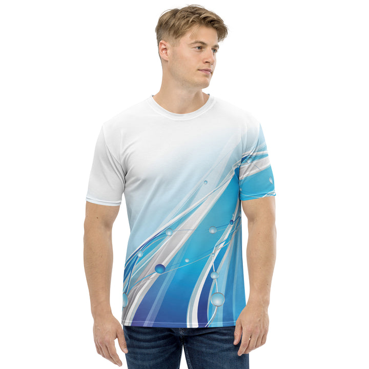 Premium Men's Jersey - White-Blue Jet