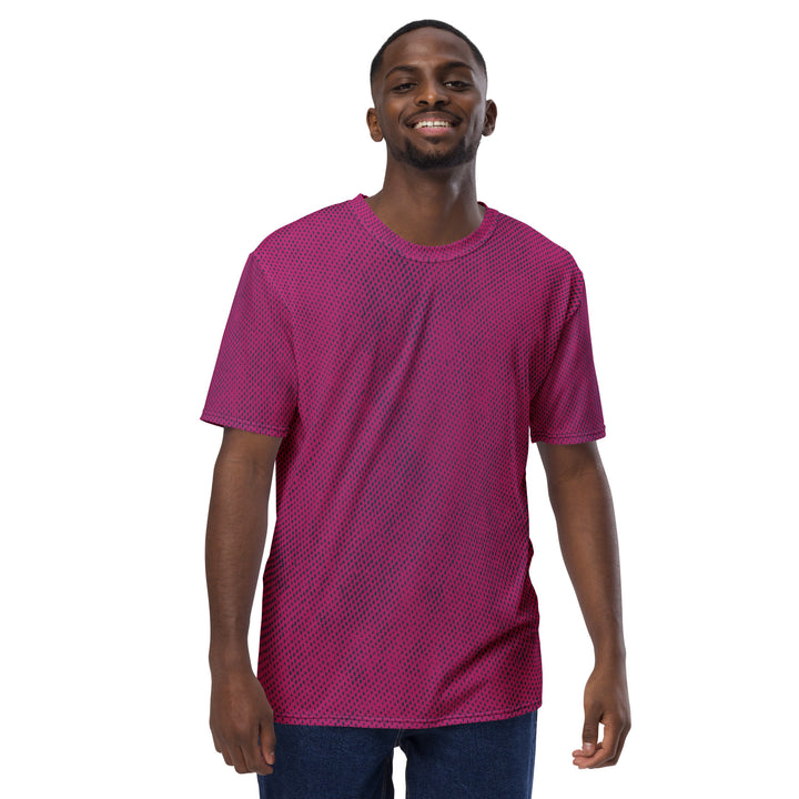 Premium Men's Jersey - Pink-Black Fiber