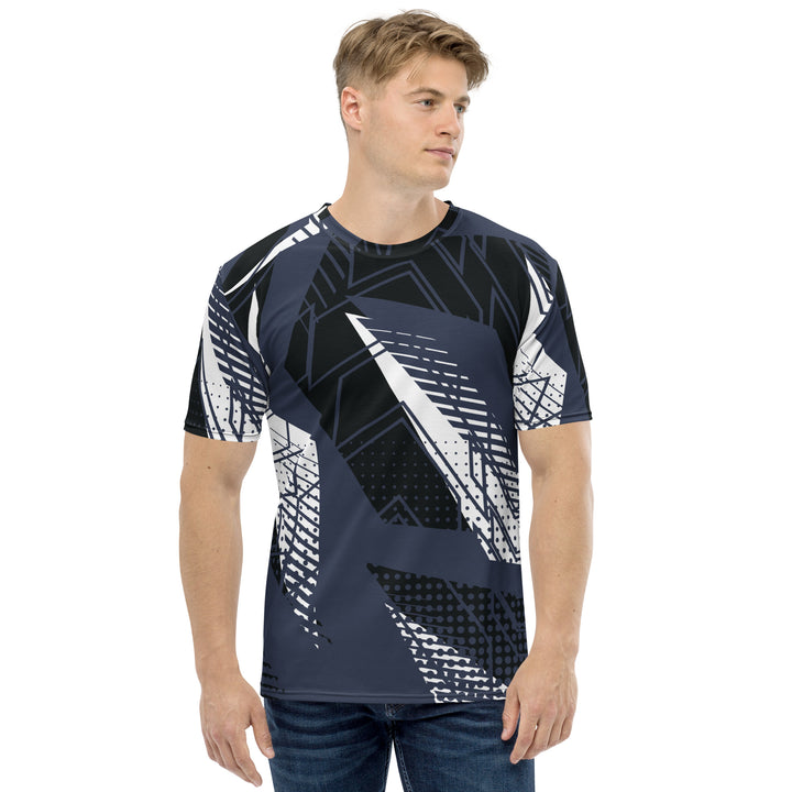 Premium Men's Jersey - Black-White Track