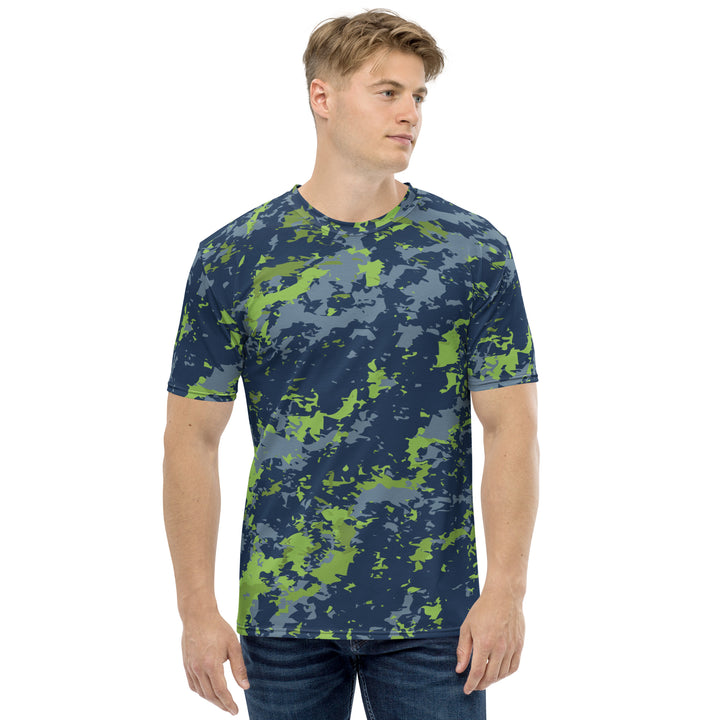 Premium Men's Jersey - Black-Green Spark