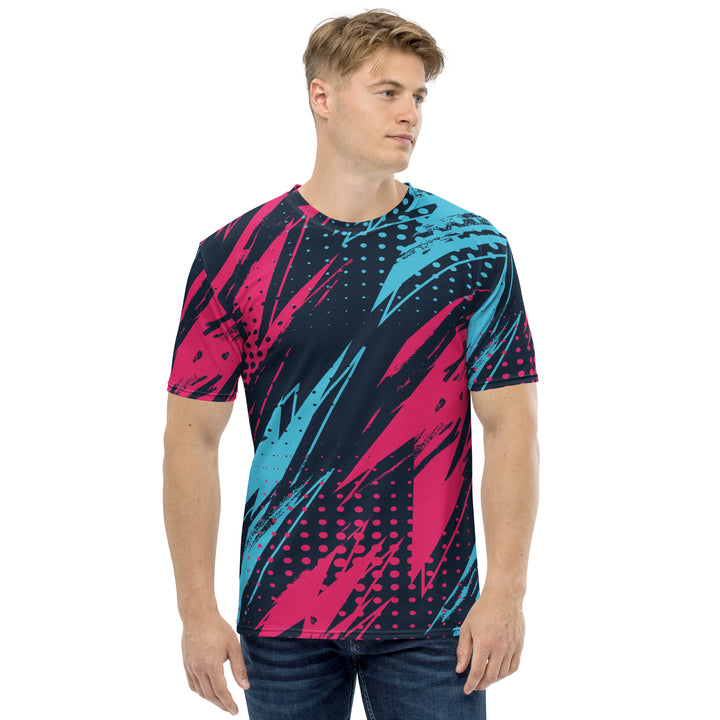 Premium Men's Jersey - Blue-Pink Future