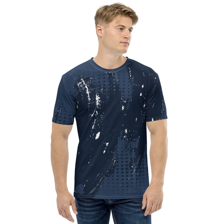 Premium Men's Jersey - Blue-White Flake