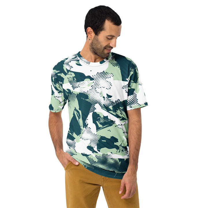 Premium Men's Jersey - Green-White Scene