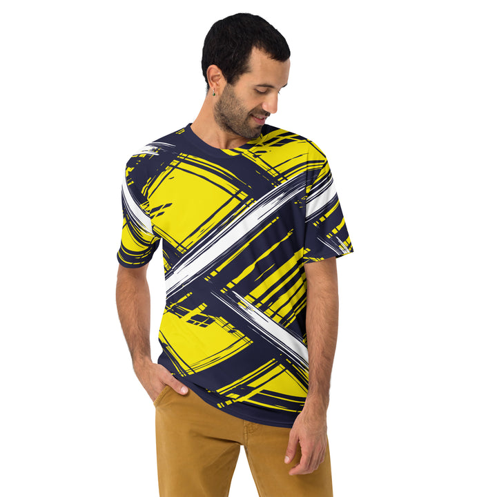 Premium Men's Jersey - Yellow-Black Signal