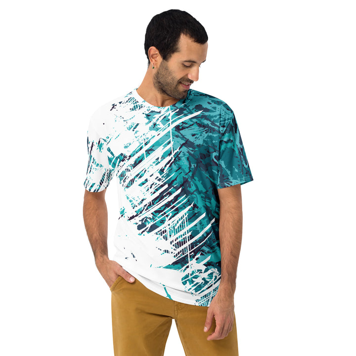 Premium Men's Jersey - White-Turquoise Armor