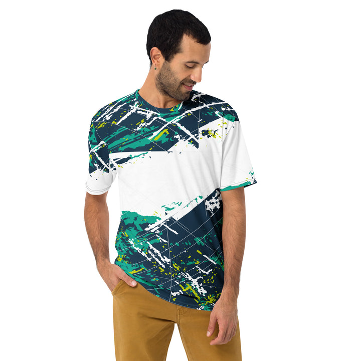 Premium Men's Jersey - Green-White Bullet