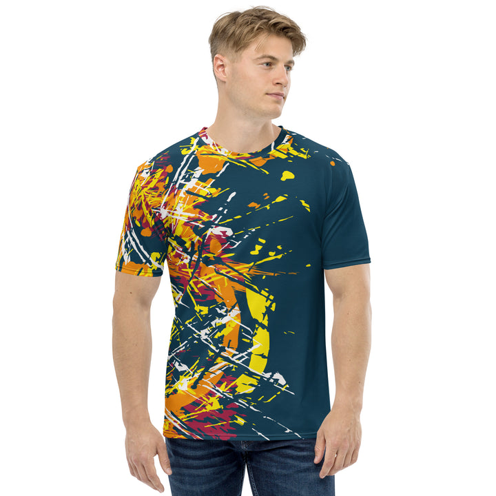 Premium Men's Jersey - Green-Yellow Pressure