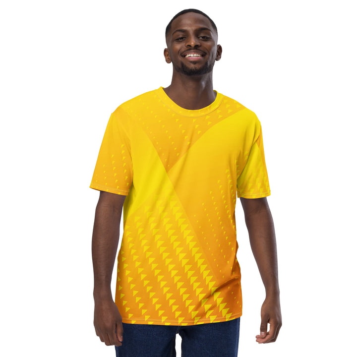 Premium Men's Jersey - Yellow Triangle