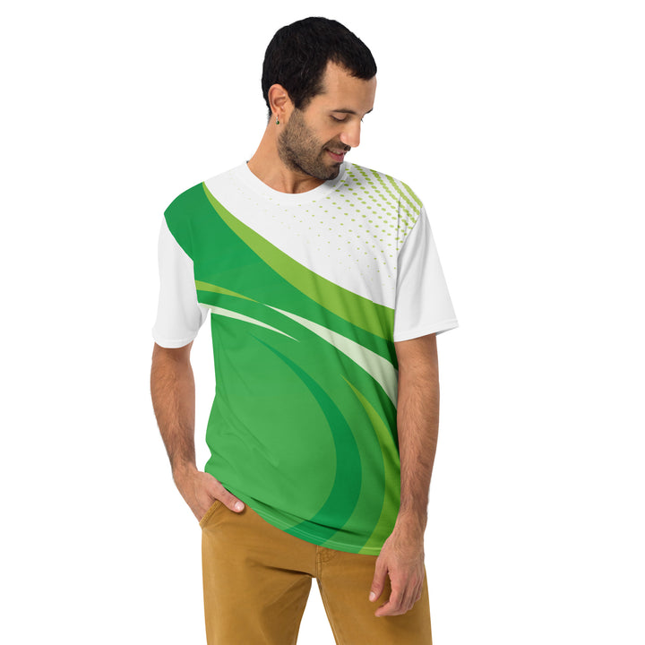 Premium Men's Jersey - White-Green One