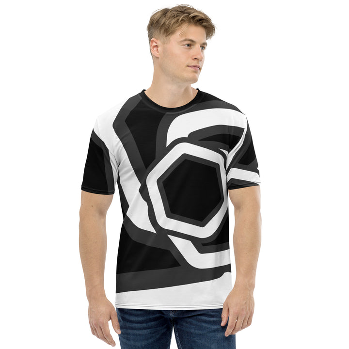 Premium Men's Jersey - Black-White Magnify