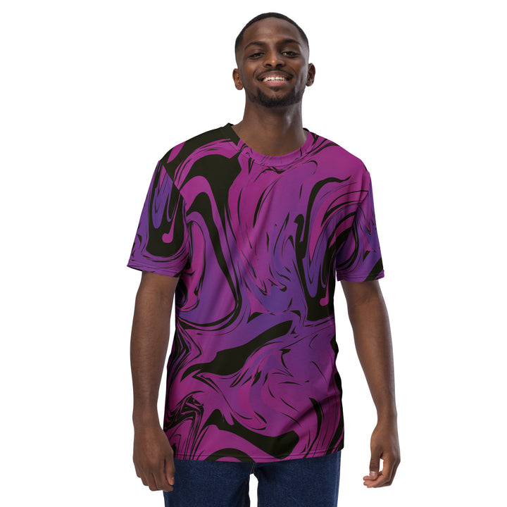 Premium Men's Jersey - Black-Purple Blend