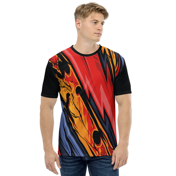 Premium Men's Jersey - Black-Red Blade