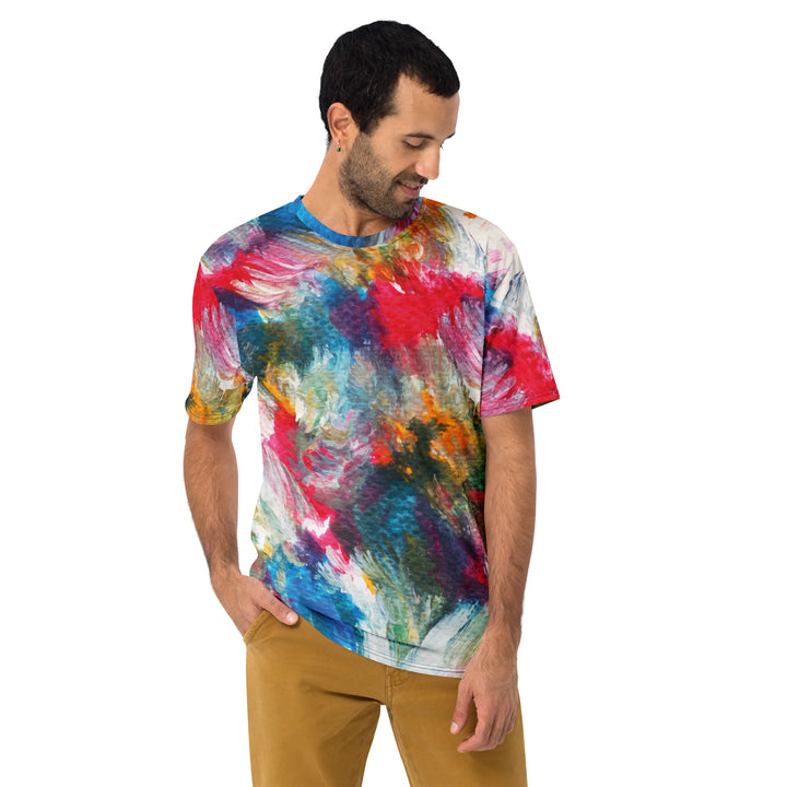 Premium Men's Jersey - Rainbow Explosion