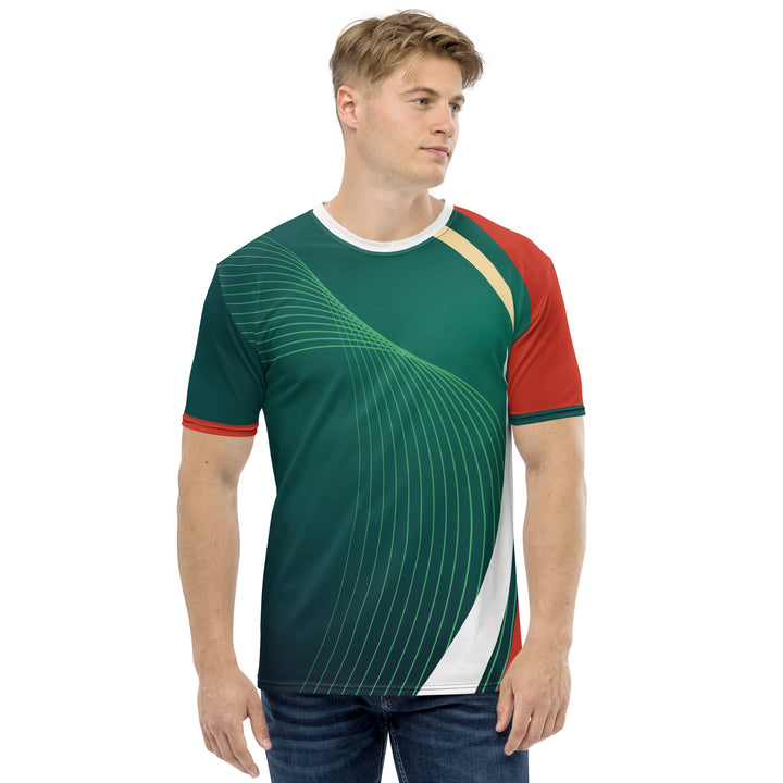 Premium Men's Jersey - Green-Red Home