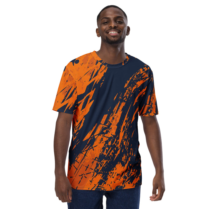 Premium Men's Jersey - Black-Orange Work