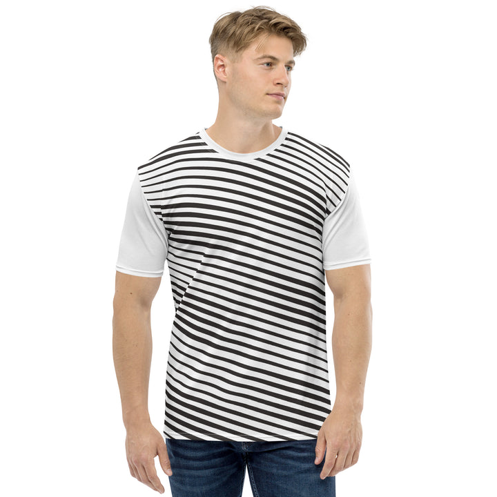 Premium Men's Jersey - Black-White Scar