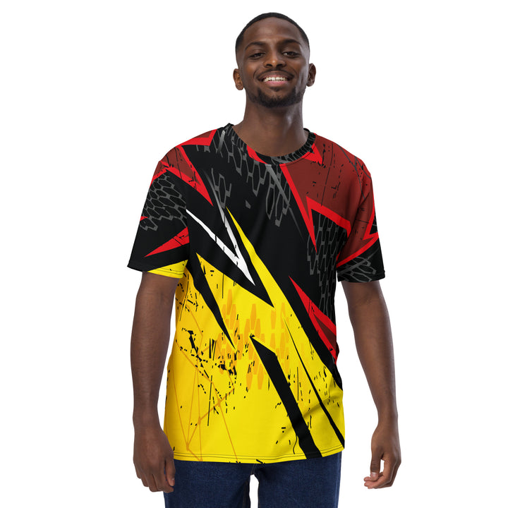 Premium Men's Jersey - Yellow-Black Blade