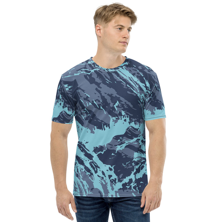 Premium Men's Jersey - Blue Splash