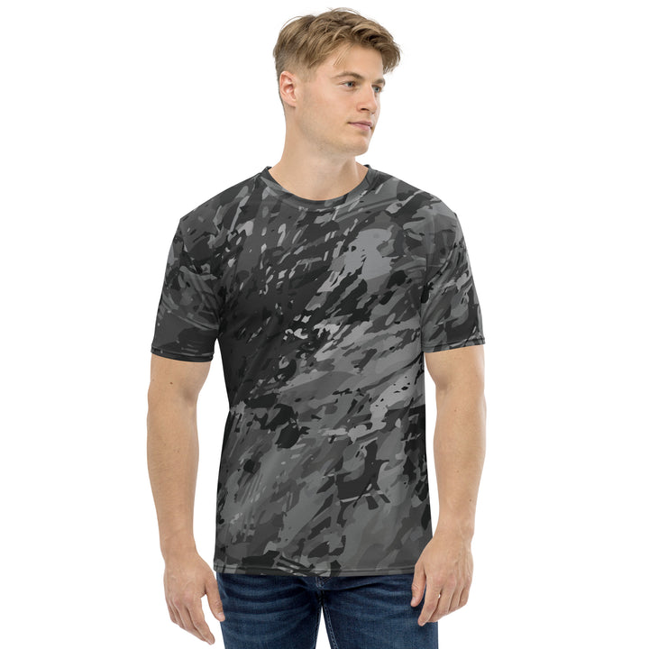 Premium Men's Jersey - Grey Splatter