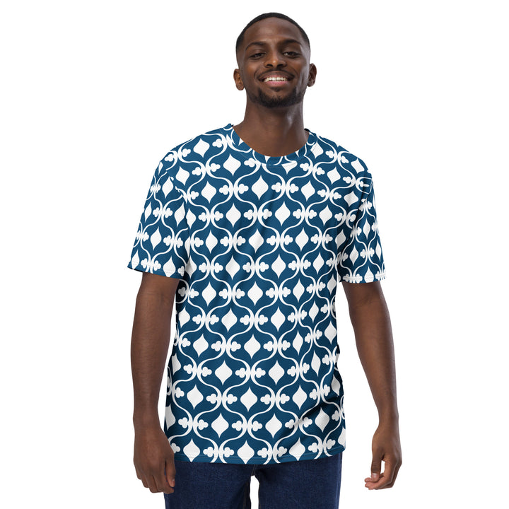 Premium Men's Jersey - Blue-White Gem