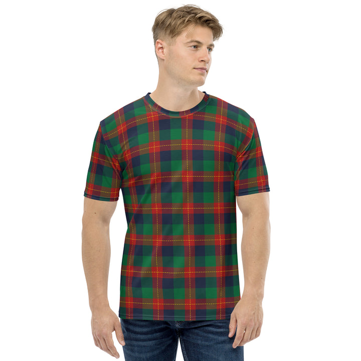 Premium Men's Jersey - Blue-Green Tartan