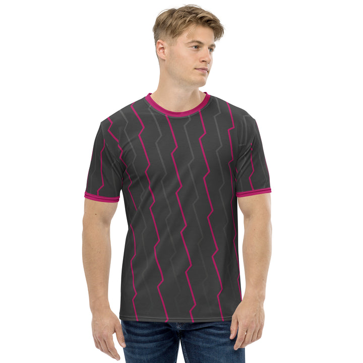 Premium Men's Jersey - Grey-Pink Shake