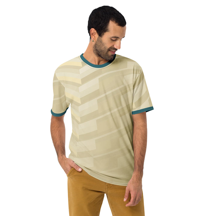 Premium Men's Jersey - Beige-Green Splint