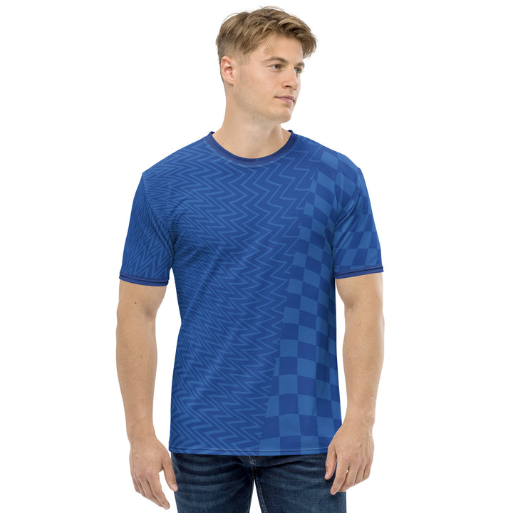 Premium Men's Jersey - Blue Banner