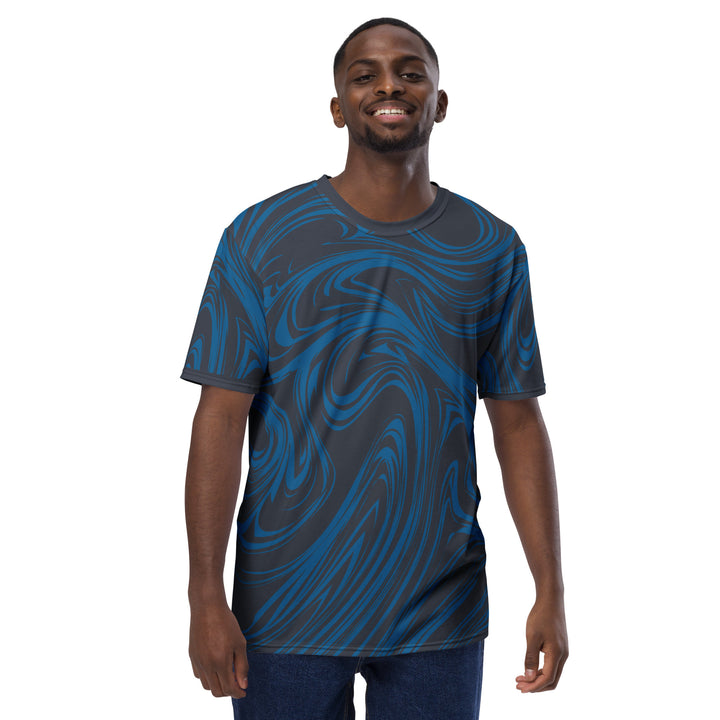 Premium Men's Jersey - Grey-Blue Blend