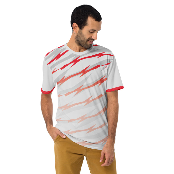 Premium Men's Jersey - White-Red Risk