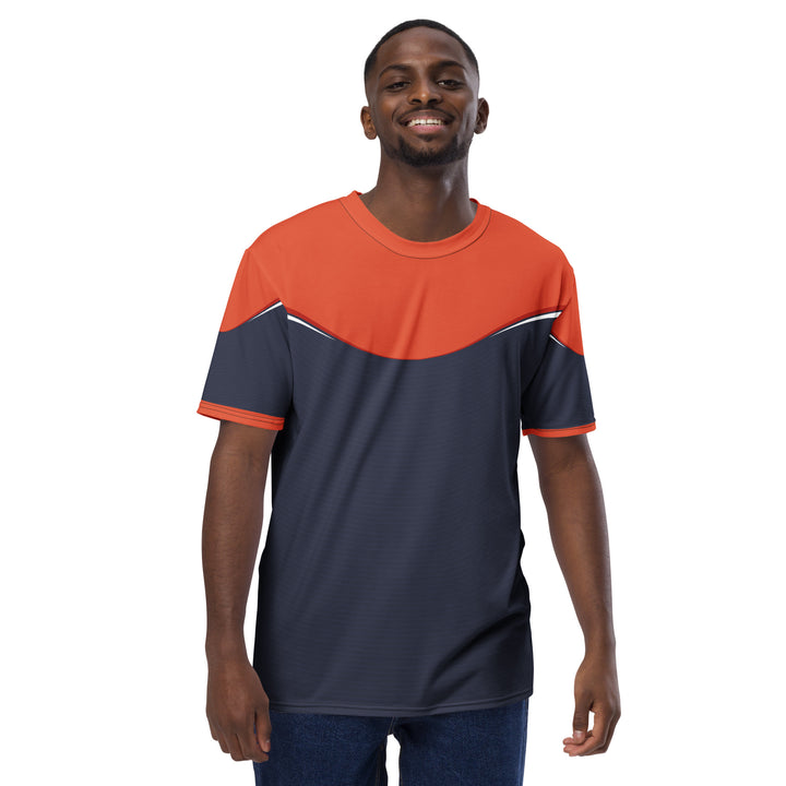 Premium Men's Jersey - Grey-Orange Throne