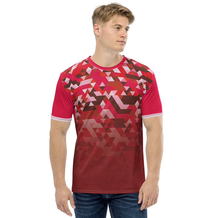 Premium Men's Jersey - Red Triangle