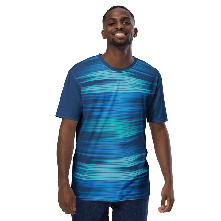 Premium Men's Jersey - Blue Mirage