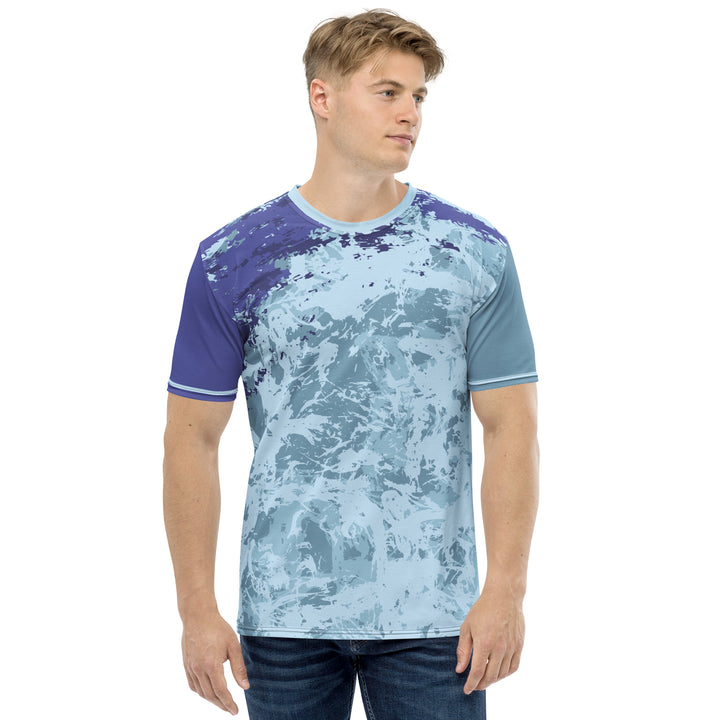 Premium Men's Jersey - Turquoise-Purple Beach